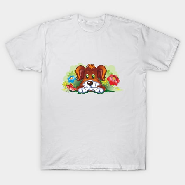 Puppy T-Shirt by Karlov Print